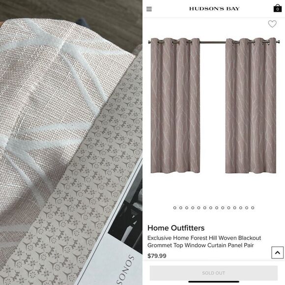 New Blush pink Drapes/Curtains 54x84 - Picture 1 of 1